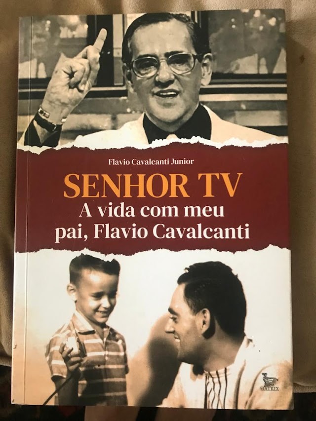 Legado de Flavio Cavalcanti, lenda da televisão brasileira, é exaltado em livro escrito pelo filho