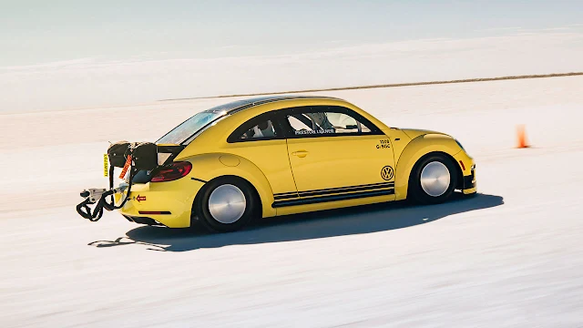 New speed record for specially prepared Beetle LSR