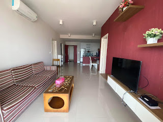 furnished apartment 2 bedroom for rent in vung tau plaza, city center