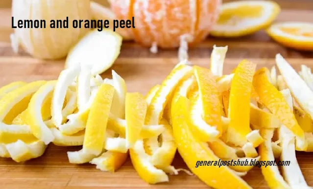 Lemon and orange peel