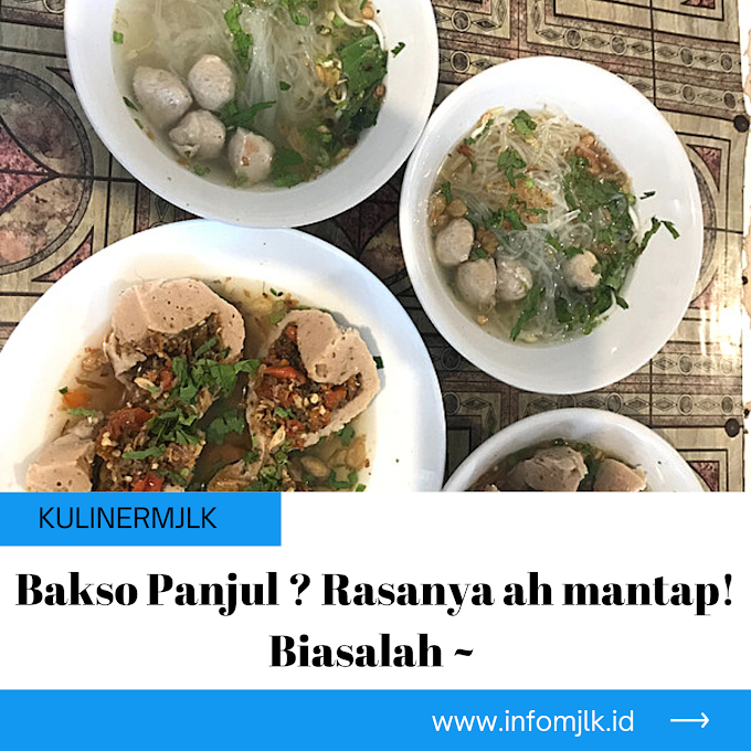 Bakso Panjul ? Rasanya ah mantap! Biasalah ~ 