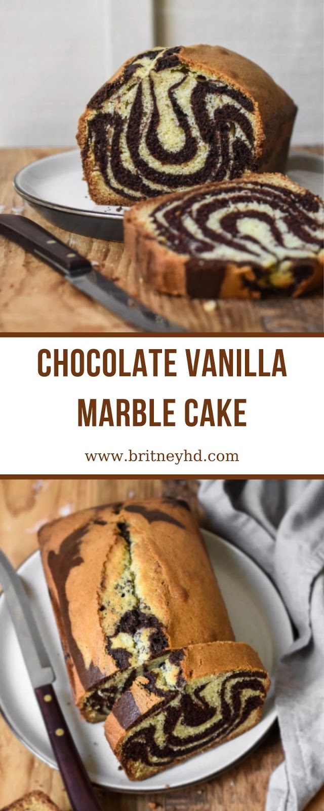 CHOCOLATE VANILLA MARBLE CAKE