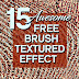 15 Awesome Textured Effect Brush Photoshop