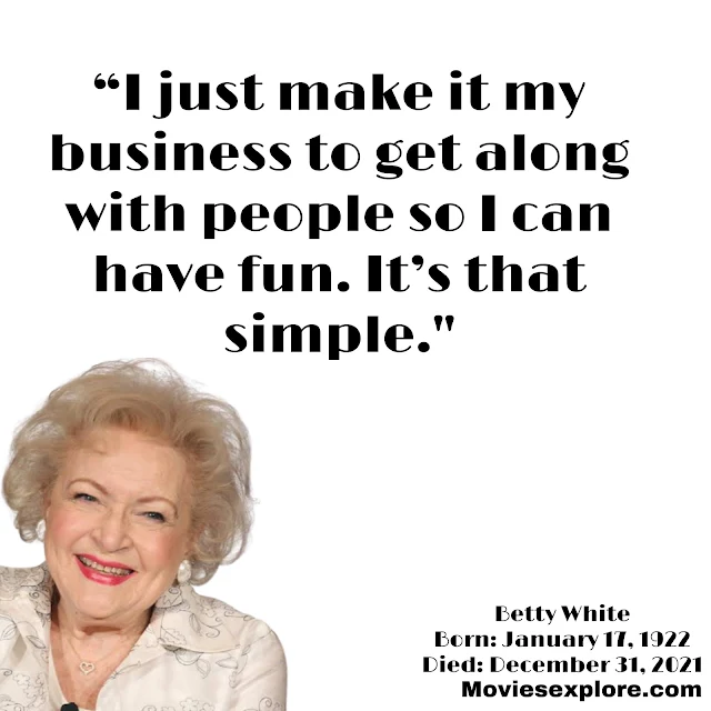 I just make it my business to get along with people so I can have fun. It’s that simple