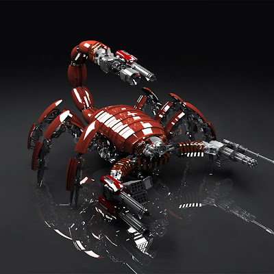 3D scorpion download free wallpapers for Apple iPad