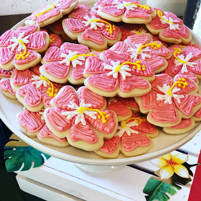 Hibiscus cookies