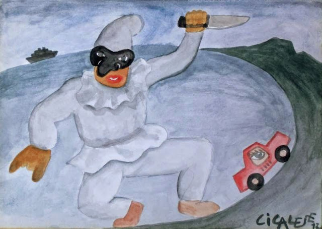 PULCINELLA (2012) acquerello (21x29)