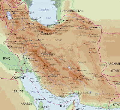 Printable Iran Map