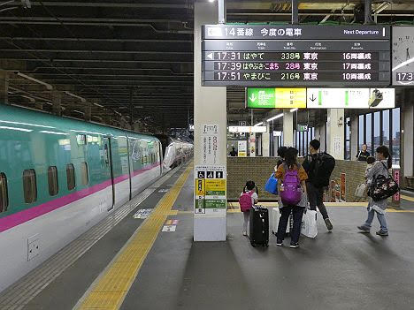 東北新幹線　はやて338号　東京行き　E5系