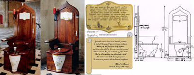 Herbeau DAGOBERT Wooden Royal Toilet Throne
