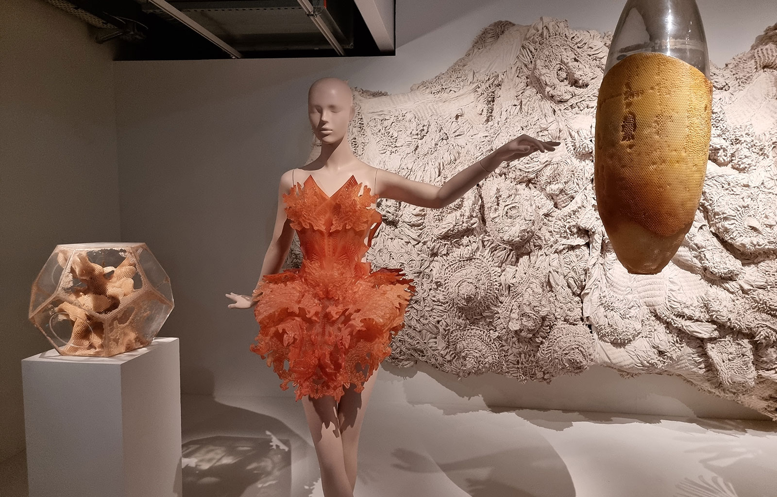 Exposition Iris Van Herpen Musée des Arts Décoratifs robe les forces du vivant