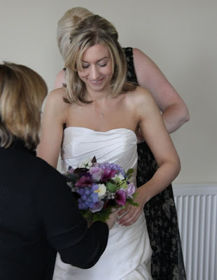  with her wedding bouquets and Mum 39s corsages and Dad 39s boutonniere 39s