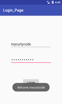 Login Application in Android