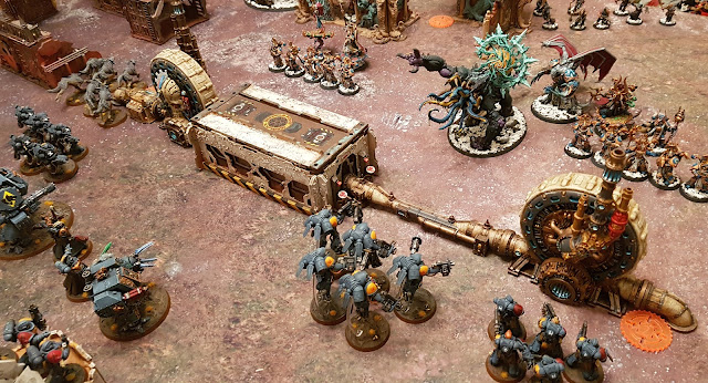 Space Wolves vs Thousand Sons - 2000pts - Maelstrom mission from Warhammer 40,000