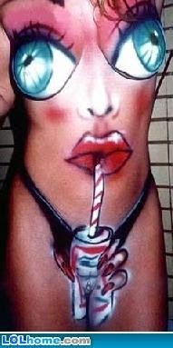 body paint | Funny pic