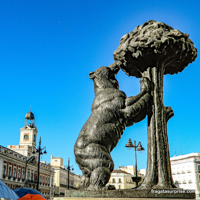 O Urso e o Madronheiro na Porta do Sol em Madri