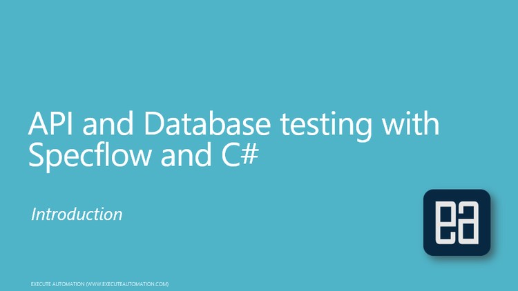 API and Database Testing with Specflow and C# Udemy Coupon