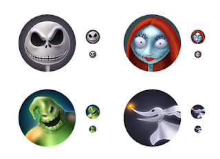 The Nightmare Before Christmas Icons