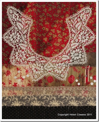 Lace collar on Red