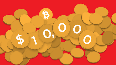 Bitcoin Price hits $10,000