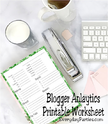 Easily grow your blog by keeping track of your analytics each month with this free printable.  Find this blog tool and other great ways to grow your business by clicking here now!