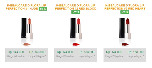 Pilihan warna lipstik untuk bibir hitam dari D'flora 