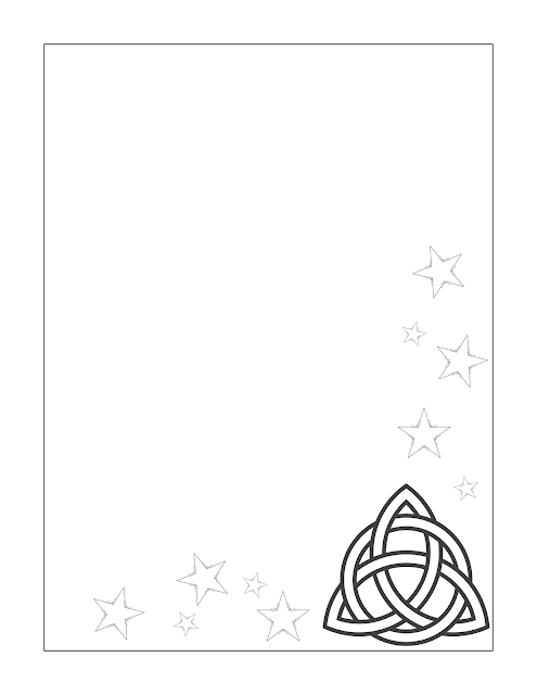 Triquetra Journal Page Free Printable Download