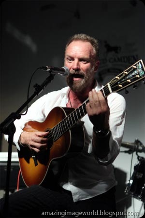 British musician Sting performs001