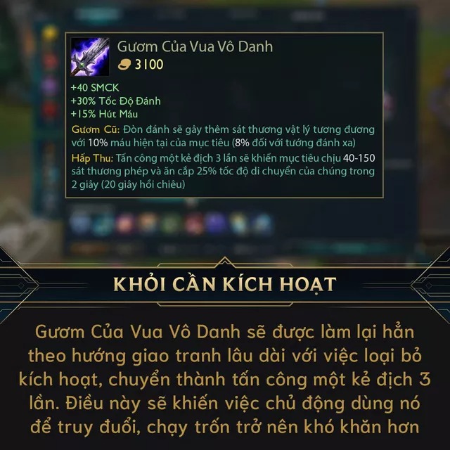 Game thủ Việt vui sướng vì update Gươm Vô Danh tại Tiền Mùa Giải 2021 - 'Thời của Master Yi tới rồi'