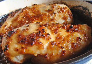 Cheesy Garlic Baked Chicken