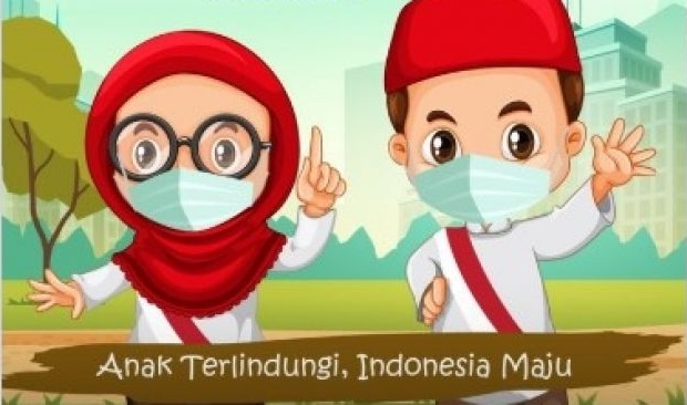 Animasi  Anak  Muslim di Poster TVRI Rayakan Hari Anak  