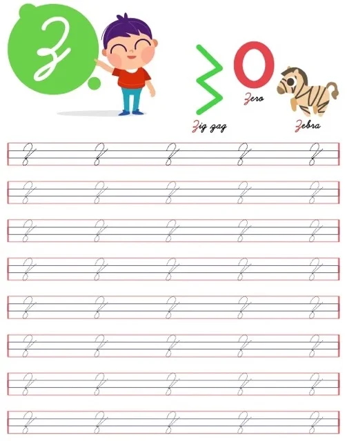 Capital Cursive letters