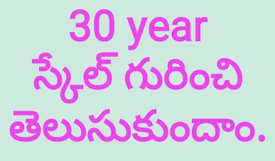30 year scale గురించి తెలుసుకుందాం.