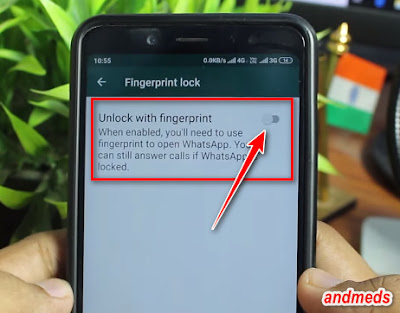 How to Lock Whatsapp with Fingerprint in Smartphone