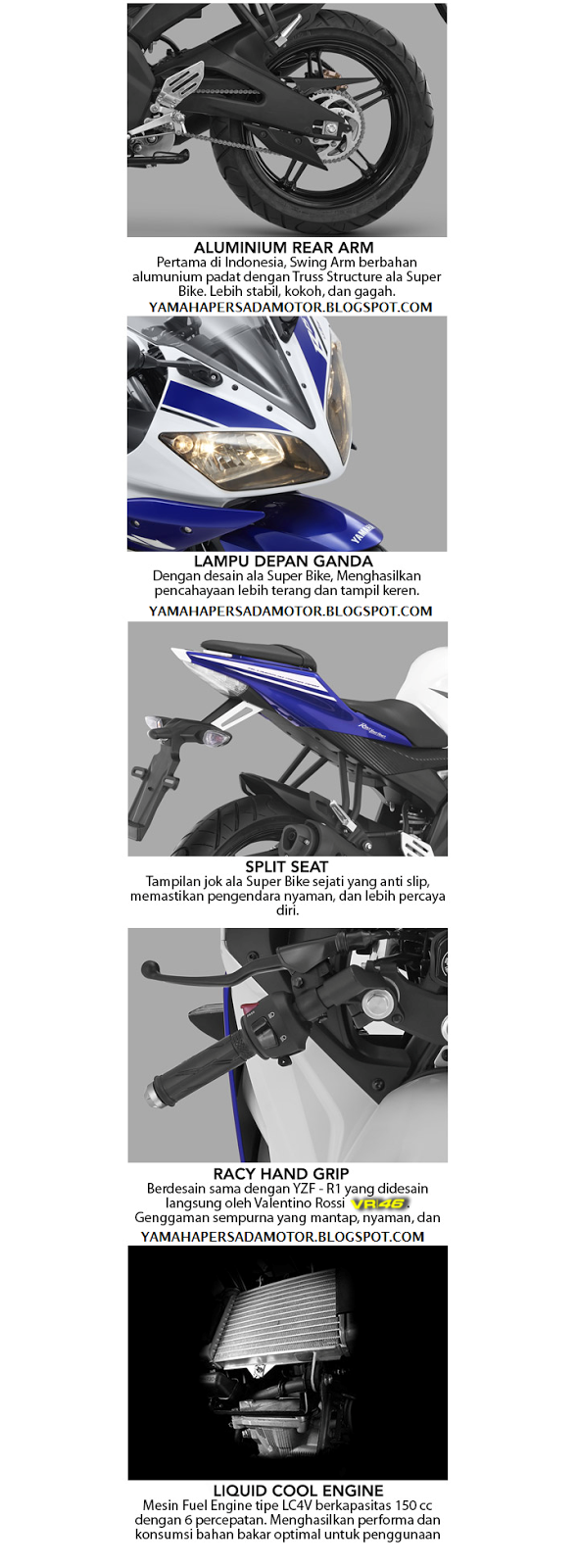 Yamaha R15 R15 Movistar Tech3 Kredit Motor Yamaha R15 Kredit