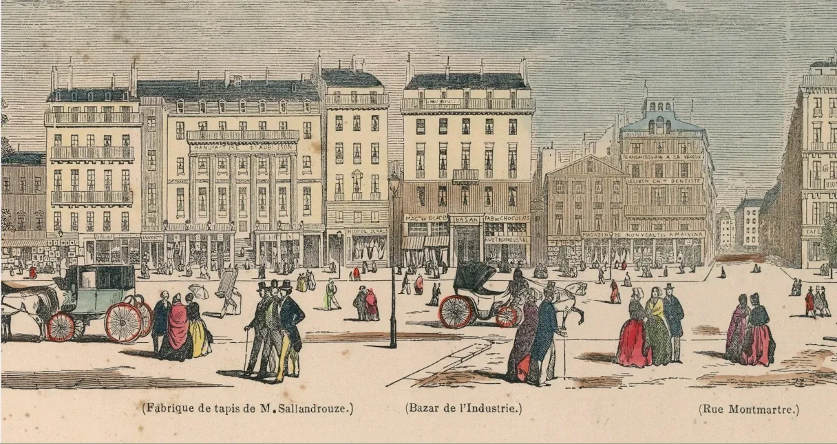 Boulevards de Paris, L’Illustration, 1846