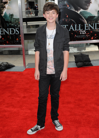 Pictures of Greyson Chance the film premiere of Harry Potter and the 