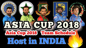 Asia cup 2018 schedule ,teams,  and  all team players name