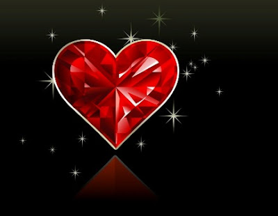 Diamond Heart HD Romantic Wallpaper