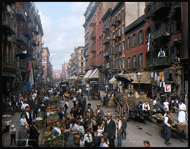 Mulberry Street colorized