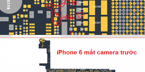 iPhone 6 mất camera trước