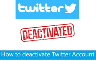 deactivate Twitter Account