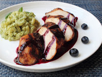 4th of July Special: Red, White & Blueberry Grilled Chicken!