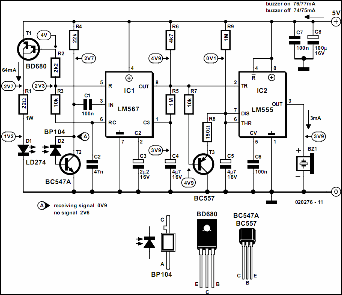 Infrared Proximity Detector Alarm