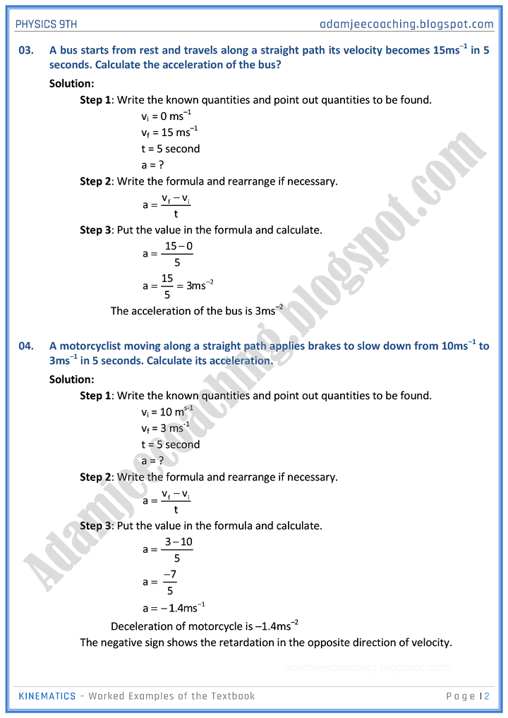 kinematics-solved-examples-of-the-textbook-physics-9th