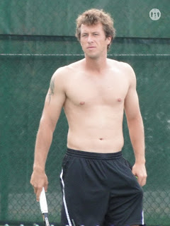 Philipp Kohlschreiber Shirtless at Cincinnati Open 2009