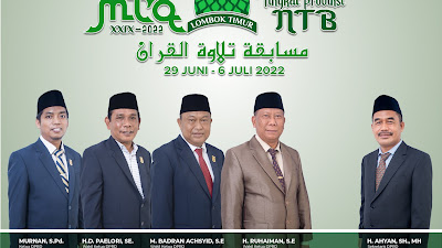 DPRD Beserta Sekretariat Mengucapkan Selamat & Sukses MTQ XXIX Tingkat Provinsi NTB di Kabupaten Lombok Timur