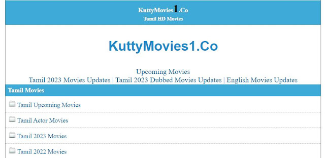 Kuttymovies 2023 Tamil HD Movies Download