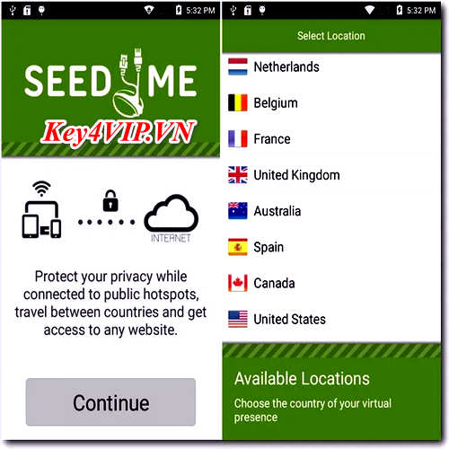 Bán key và Acc VPN bản quyền Seed4Me, Phần mềm ẩn danh trên Internet số 1.