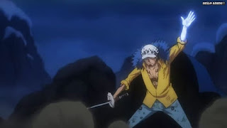 ワンピースアニメ 1027話 トラファルガー・ロー かっこいい トラ男 Trafalgar Law | ONE PIECE Episode 1027